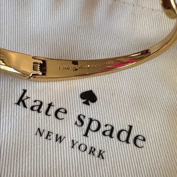 Kate Spade Gold Cuff bracelet like new - Picture 3 of 5